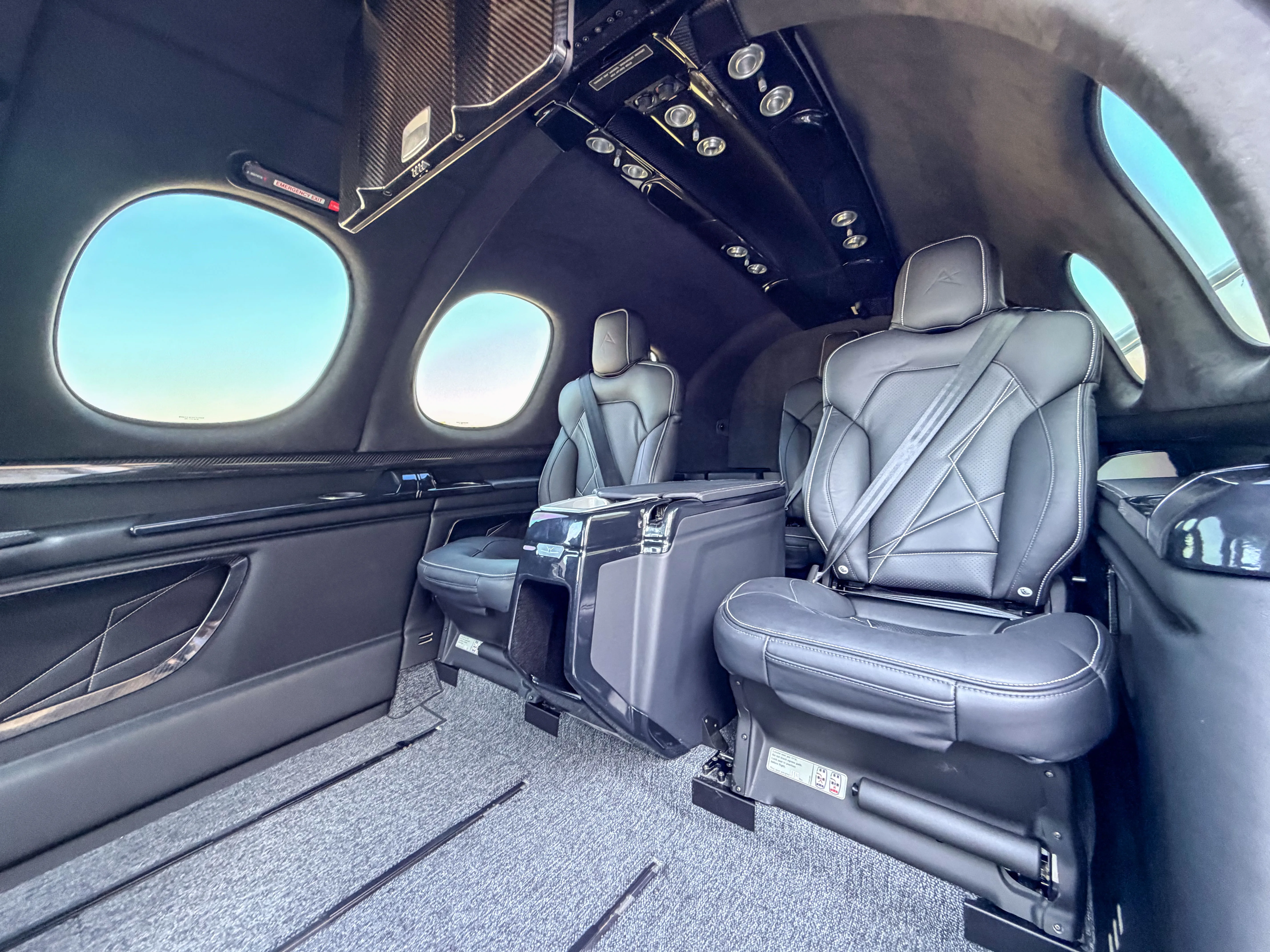 Vision Jet in a Birdi Air hangar