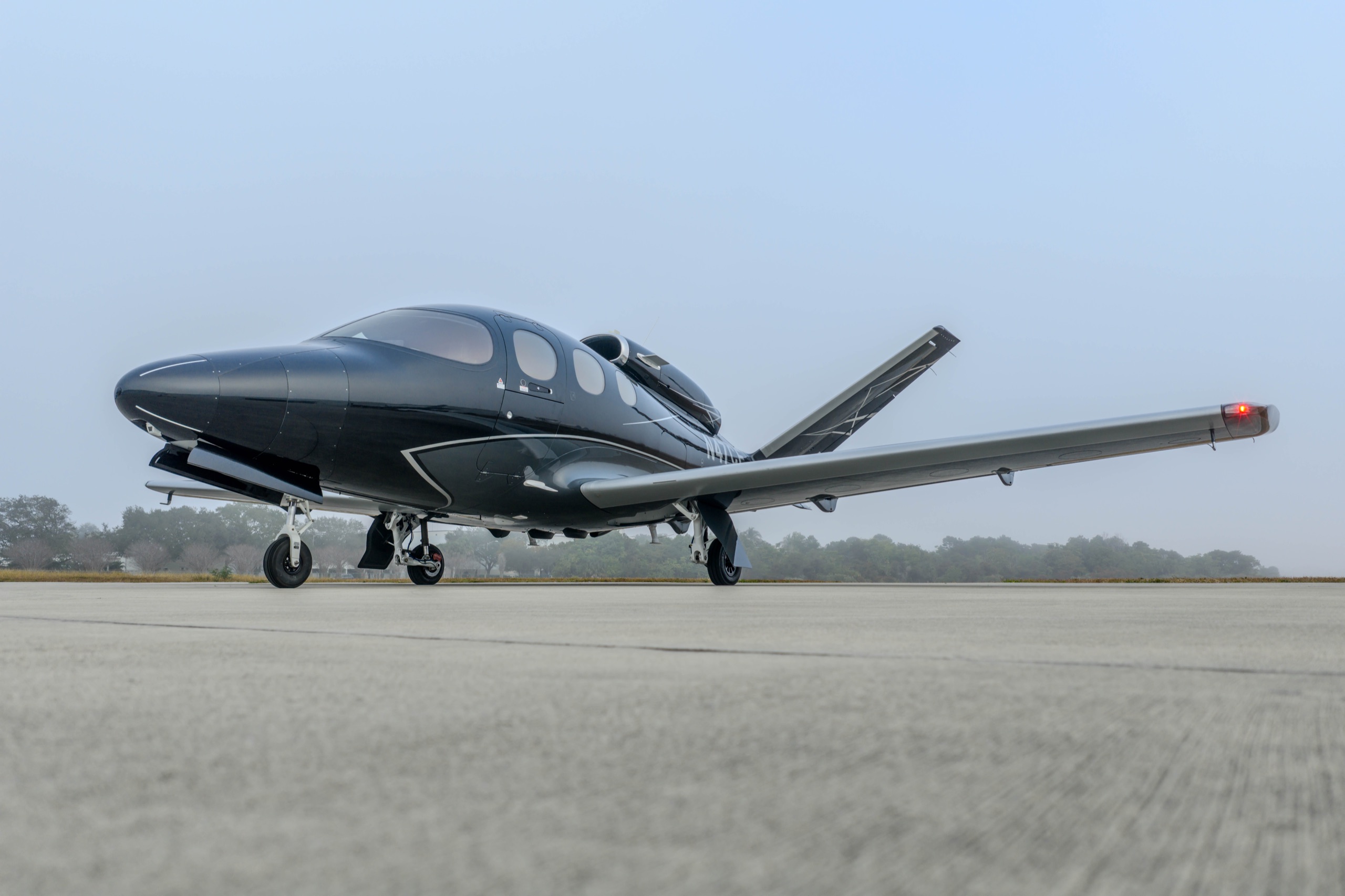 Birdi Air aircraft prepared for departure